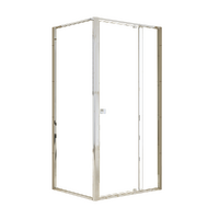 Semi Frameless Shower Screen (98~106)x 195cm & (77~80)x 195cm Side AS/NZS Glass