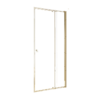 Adjustable Semi Frameless Shower Screen (98~106) x 195cm Australian Safety Glass