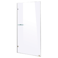 900 x 2000mm Frameless 10mm Safety Glass Shower Screen