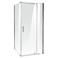 Shower Screen 1000x900x1900mm Framed Safety Glass Pivot Door By Della Francesca
