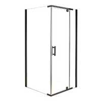 Shower Screen 900x900x1900mm Framed Safety Glass Pivot Door By Della Francesca