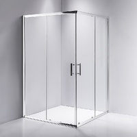1000 x 1000mm Sliding Door Nano Safety Glass Shower Screen By Della Francesca