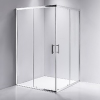 1200 x 1000mm Sliding Door Nano Safety Glass Shower Screen By Della Francesca