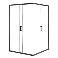 1200 x 1200mm Sliding Door Nano Safety Glass Shower Screen By Della Francesca