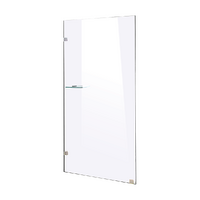 700 x 2000mm Frameless 10mm Safety Glass Shower Screen