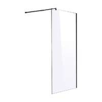 1100 x 2100mm Frameless 10mm Safety Glass Shower Screen