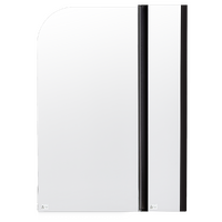 180 Degree Pivot Door 6mm Safety Glass Bath Shower Screen 1200x1400mm By Della Francesca
