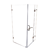 1000 x 900mm Frameless 10mm Glass Shower Screen By Della Francesca