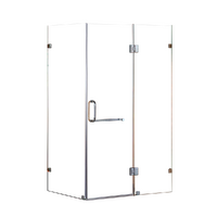 1100 x 900mm Frameless 10mm Glass Shower Screen By Della Francesca