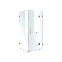 1000 x 700mm Frameless 10mm Glass Shower Screen By Della Francesca