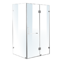 1200 x 700mm Frameless 10mm Glass Shower Screen By Della Francesca