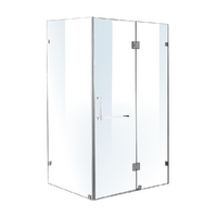 1200 x 800mm Frameless 10mm Glass Shower Screen By Della Francesca