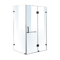 1200 x 1000mm Frameless 10mm Glass Shower Screen By Della Francesca
