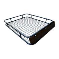 Universal Roof Rack Basket - Car Luggage Carrier Steel Cage Vehicle Cargo