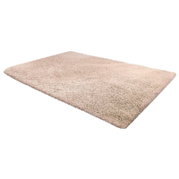 230x160cm Floor Rugs Large Shaggy Rug Area Carpet Bedroom Living Room Mat - Beige