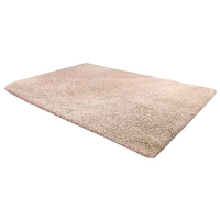 230x200cm Floor Rugs Large Shaggy Rug Area Carpet Bedroom Living Room Mat - Beige