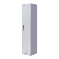 One-Door Office Gym Shed Clothing Locker Cabinet