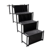 Folding Dog Car Boot Steps Ladder Lightweight Strong Pet Stairs