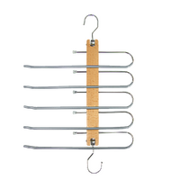 Pants Clothes Coat Hanger Non-slip Magic Space Saver Closet Organizer Rack