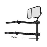 2x Towing Mirrors Pair Clip on Multi Fit Clamp On Towing Caravan 4X4 Trailer
