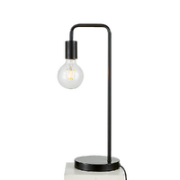 Modern Table lamp Desk Light Bedside Bedroom Black