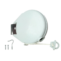Retractable Clothesline Hang Clothes Line 20 Ft Retracts Automatically