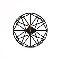 Large Metal Outdoor Wall Clock – Weather-Resistant for Garden and Home Decor