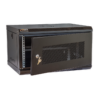 19" 6U Wall Mount Network DVR NVR Data Cabinet Enclosure