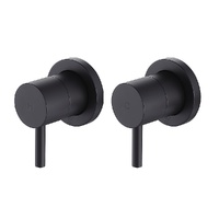 Bathroom Shower Bath Hot and Cold Mixer WATERMARK Certified in Black