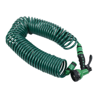 Randy & Travis Machinery 30m Heavy-Duty Coiled Garden Hose Car Washing