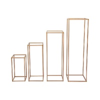 Randy & Travis Machinery Rose Gold Metal Flower Stand