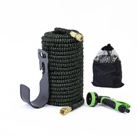 Randy & Travis 30m Heavy Duty Expandable Garden Hose with Spray Nozzle