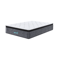 Palermo King Single Euro Top Pocket Spring Mattress with Motion Isolation