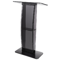 Randy & Travis Machinery 120cm Black Acrylic Podium Stand