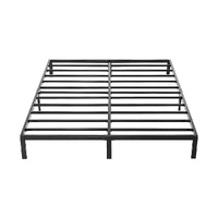 Palermo King Metal Bed Frame Base Sturdy Steel