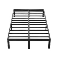 Palermo King Single Metal Bed Frame Base – Sturdy Steel for Mattress