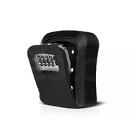 Lock Box Key Safe 4 Combination Outdoor Security Wall Mounted Weather Resistant Key Storage Box