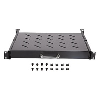 Randy & Travis 1U 19" Sliding Rack Server Shelf 4 Post Mount 15-22"