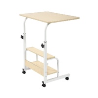 Randy & Travis Machinery Height Adjustable Rolling Overbed Table 60cm