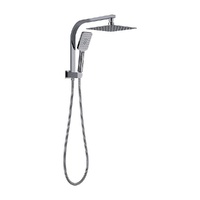 Della Francesca Chrome Dual Shower Mixer – Wall Mounted Rainfall