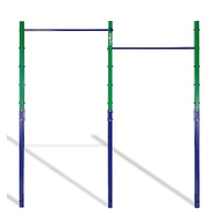 Randy & Travis Machinery Double Outdoor Pull-Up Bar Height Adjustable