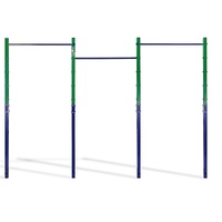 Randy & Travis Machinery Triple Outdoor Pull-Up Bar Height Adjustable