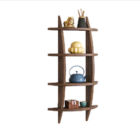 Randy & Travis Wall Mounted Solid Wood Shelf Display Stand Home Office
