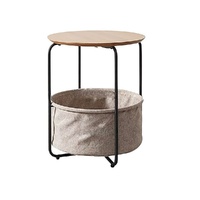 Randy & Travis Modern Bedside Table Nightstand Storage Bedroom Living