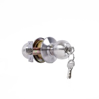 Randy & Travis Round Door Lock Knob Set Internal & Entry Doors