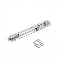 Randy & Travis Machinery 20cm Stainless Steel Sliding Door Lock Latch 10pcs