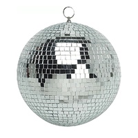 Randy & Travis Silver Mirror Disco Ball Hanging DJ Party Decor