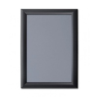 A2 2pc Aluminium Snap Poster Frame Wall Mount Sign Holder Black