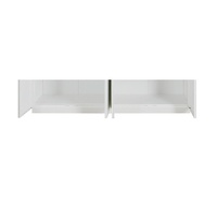 Salvatore Angelotti 320cm 8-Door Wardrobe 2 Hanging 2 Shelf Gold Handle