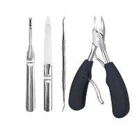 Randy & Travis Machinery Professional Toenail Clippers Set Stainless Steel Podiatrist